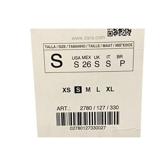 Zara Womens A-Line Mini Dress Size S Pink Floral Satin Flowy Ruffle 2780/127 NWT - Picture 6 of 8